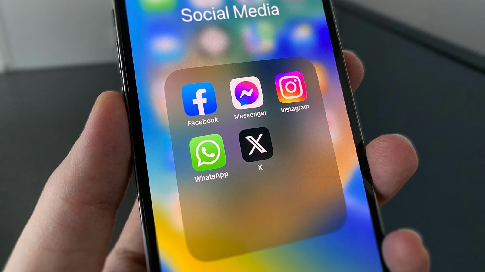 Εφαρμογές κοινωνικής δικτύωσης σε ένα smartphone