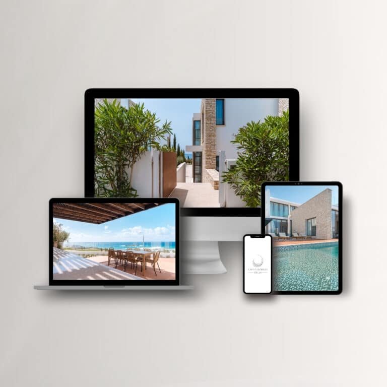 Cap St Georges Villas website and CREATE project