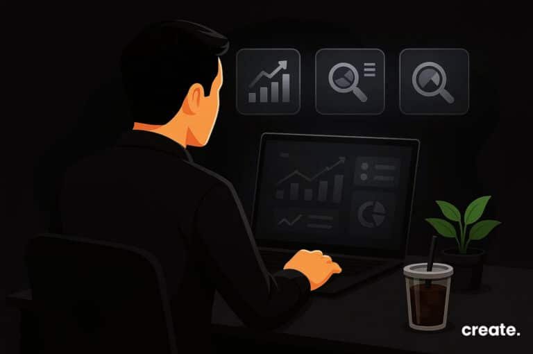 Digital marketing in Cyprus for 2026 showing how businesses grow online through web design, SEO, branding and performance marketing by Create