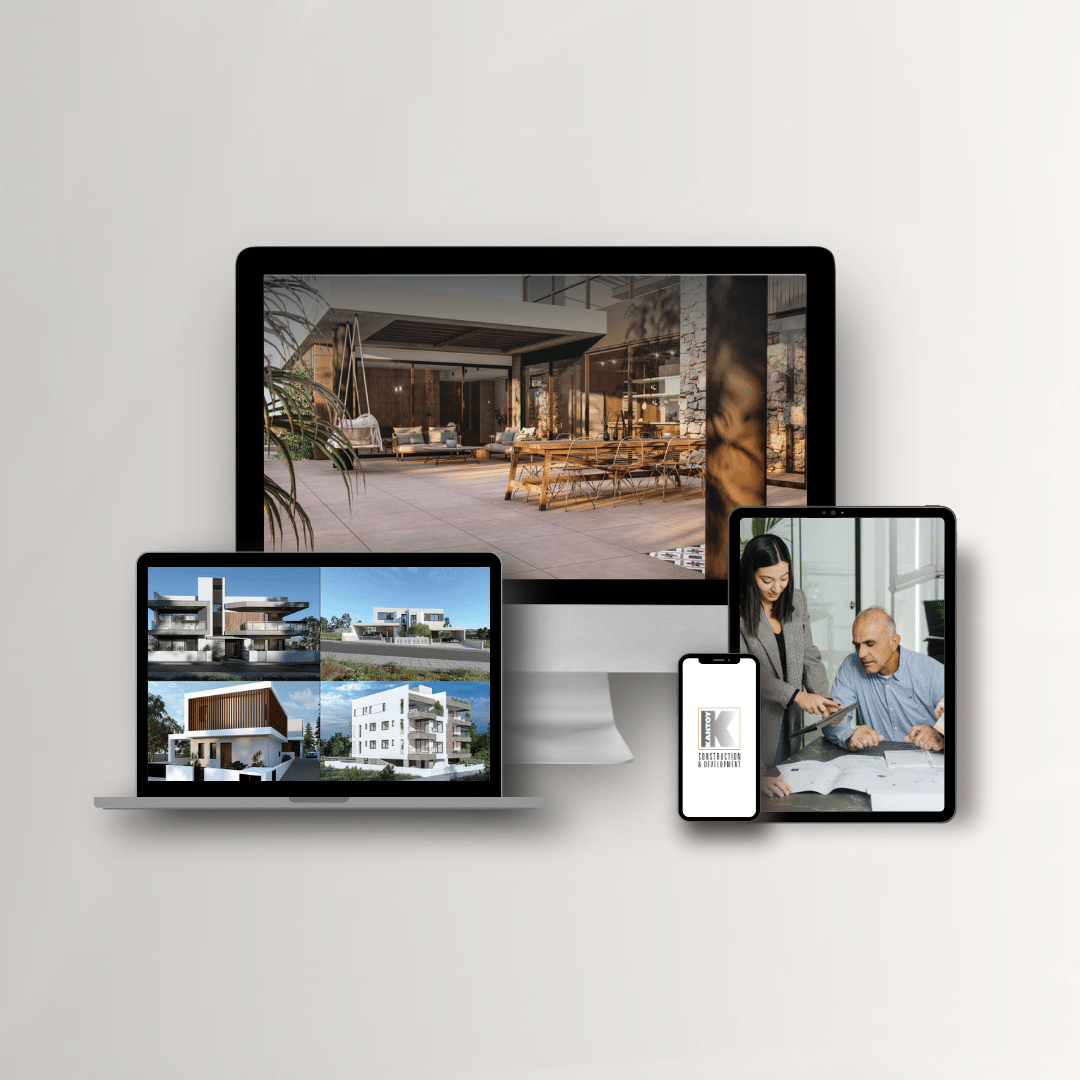 Website Design for real estate developer in Cyprus