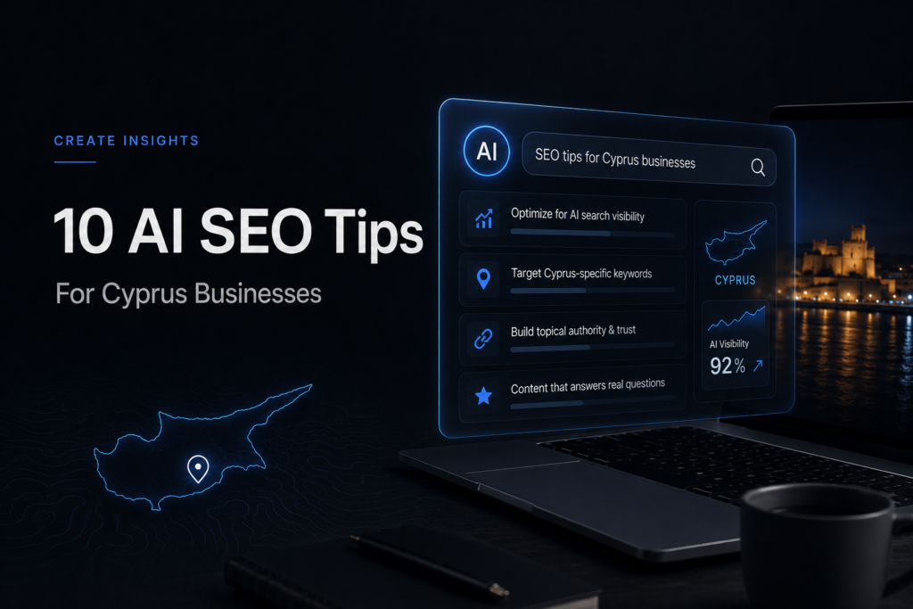 10 AI SEO tips for Cyprus businesses to improve visibility on ChatGPT and AI search