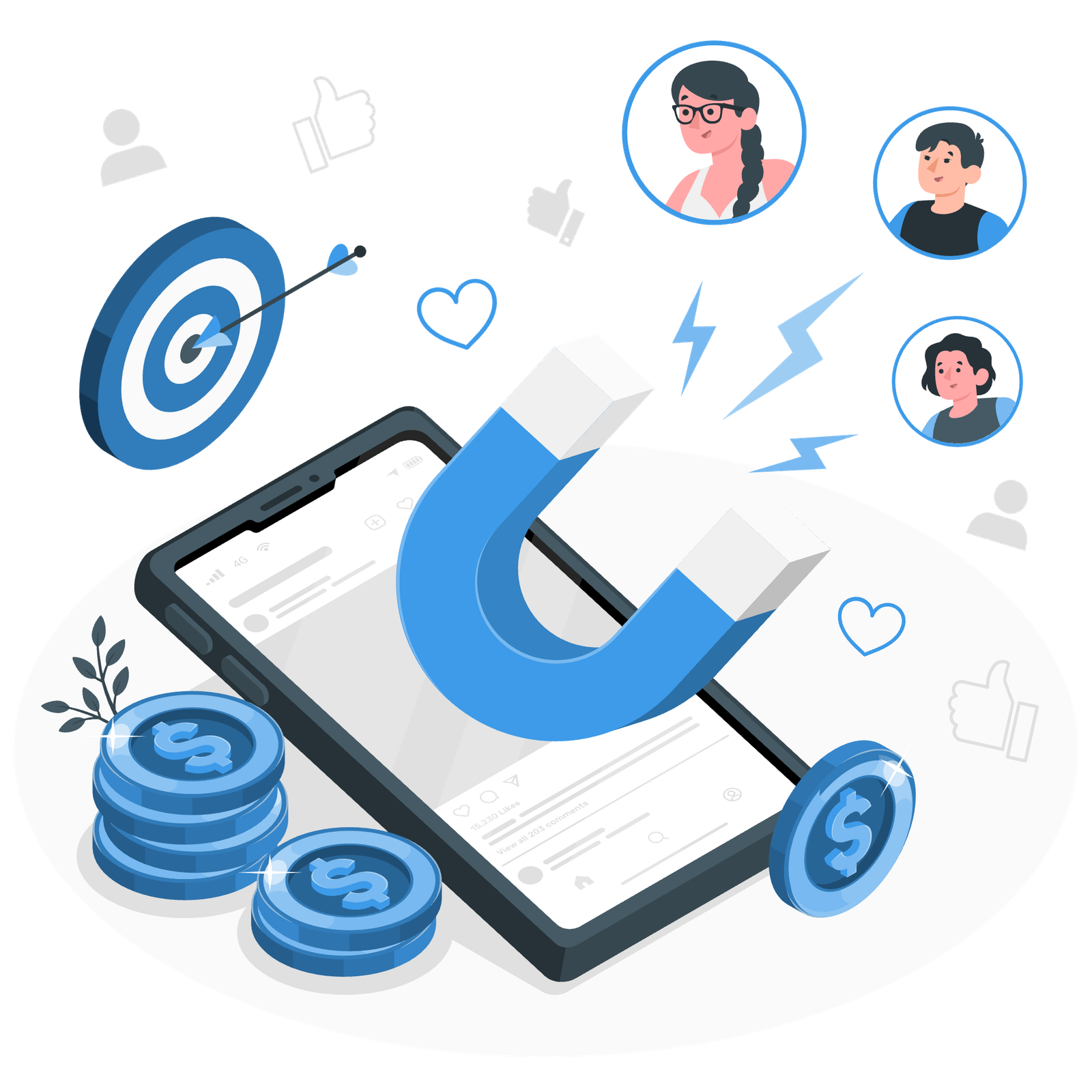 Digital advertising funnel converting clicks into qualified leads in Cyprus