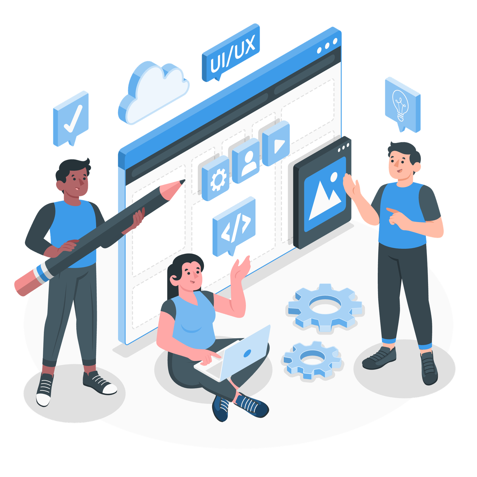 Responsive website design across mobile, tablet and desktop devices
