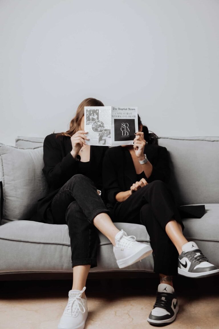 Socially Michelle and Co team with a branded newspaper