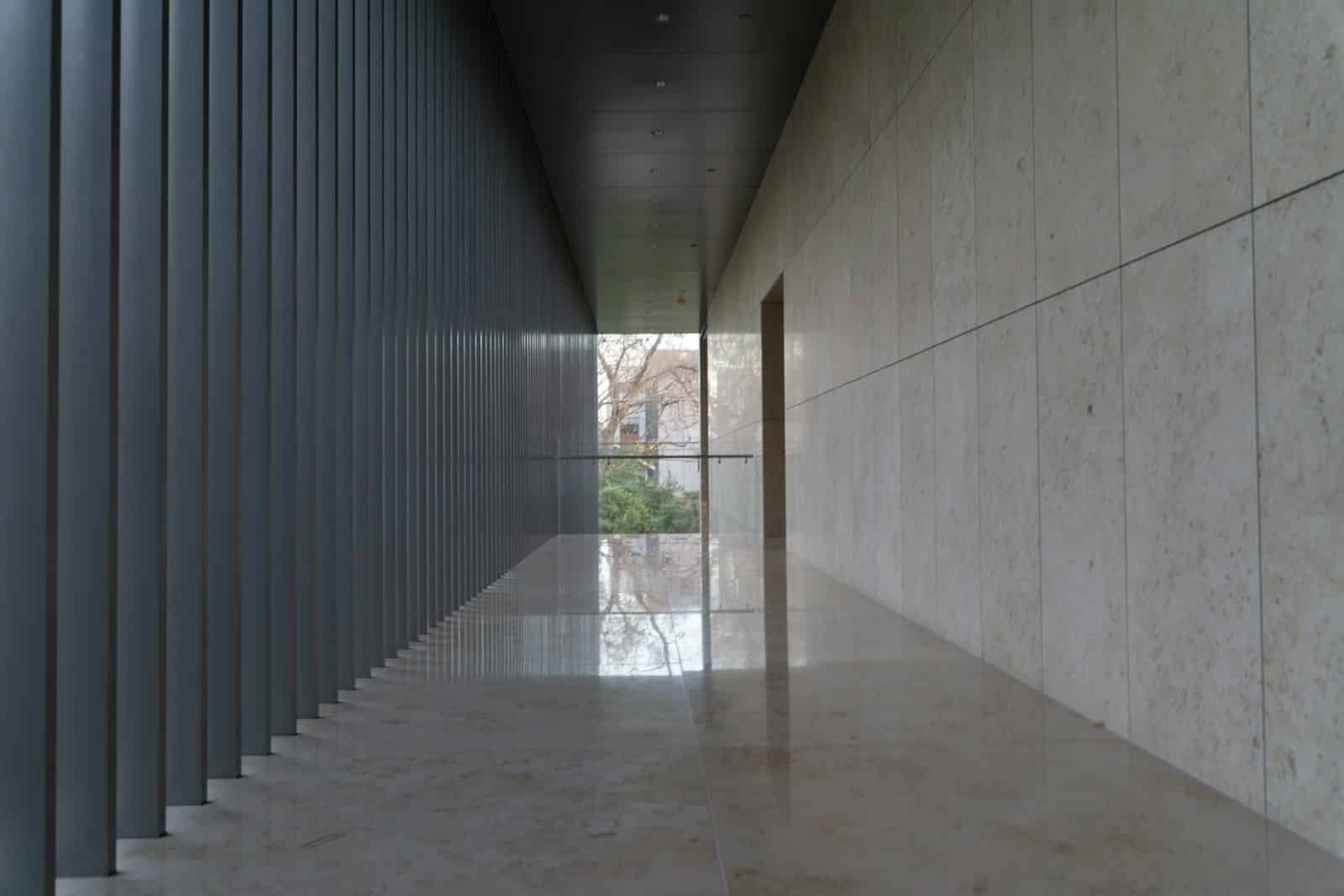 Contemporary neutral architectural interior illustrating elegant legal website design